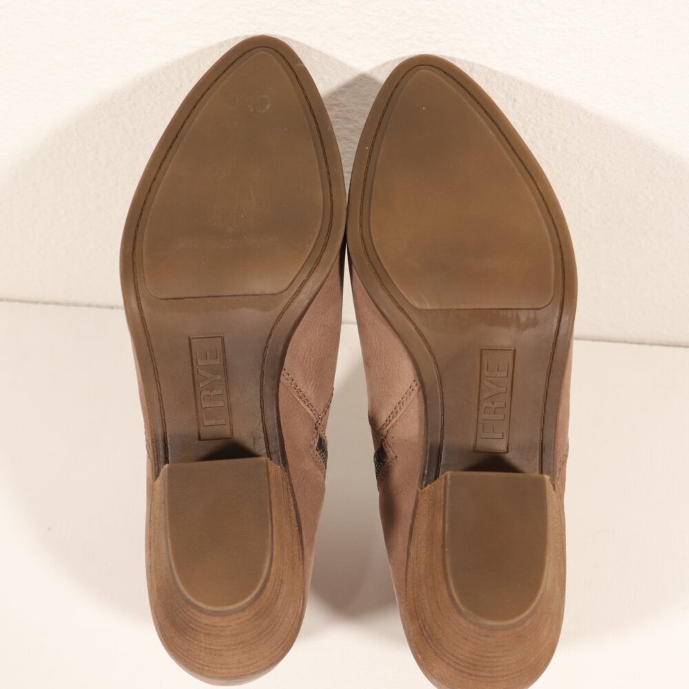 NWOT Frye Jennifer Booties Size 10 in Grey Brown Shade - Picture 2 of 11